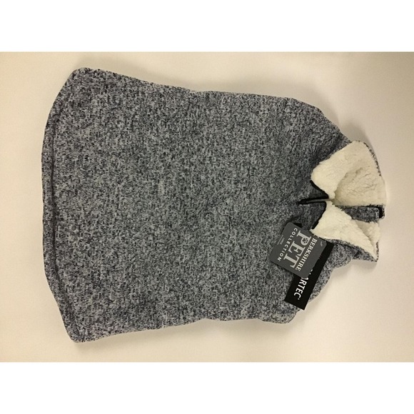 DOG COAT Large Blue Heather Sherpa Polartec Fleece Lining Zip [New With Tags] - Picture 2 of 5